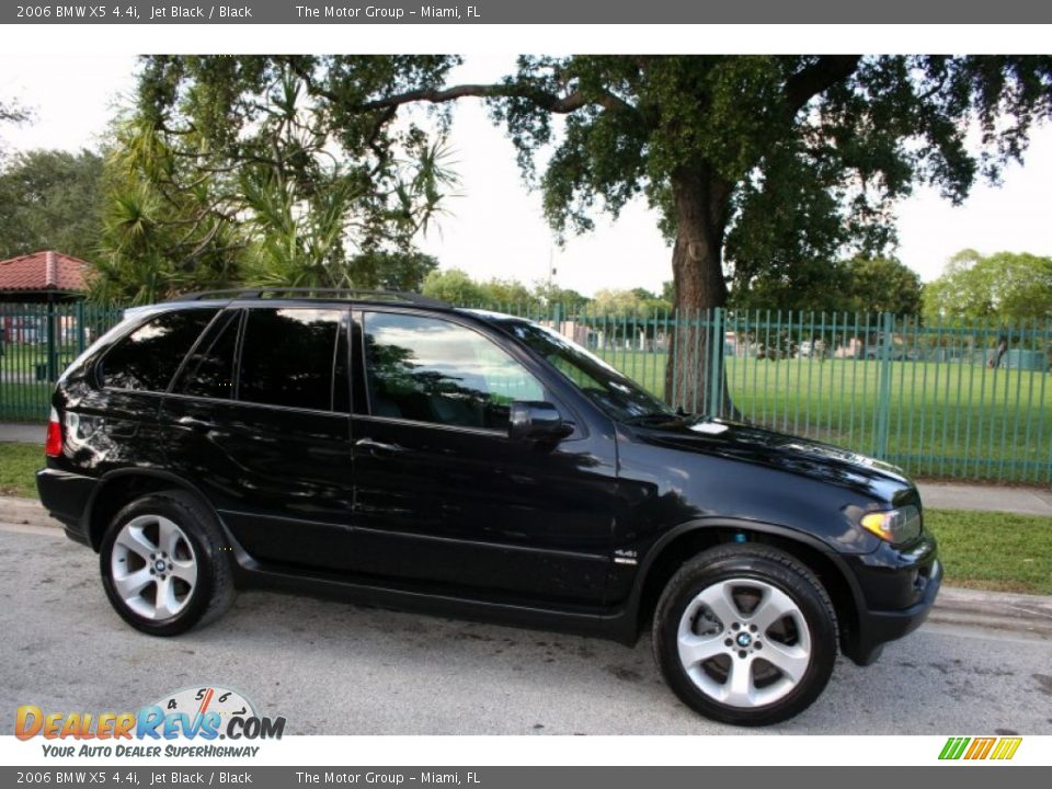 2006 BMW X5 4.4i Jet Black / Black Photo #13