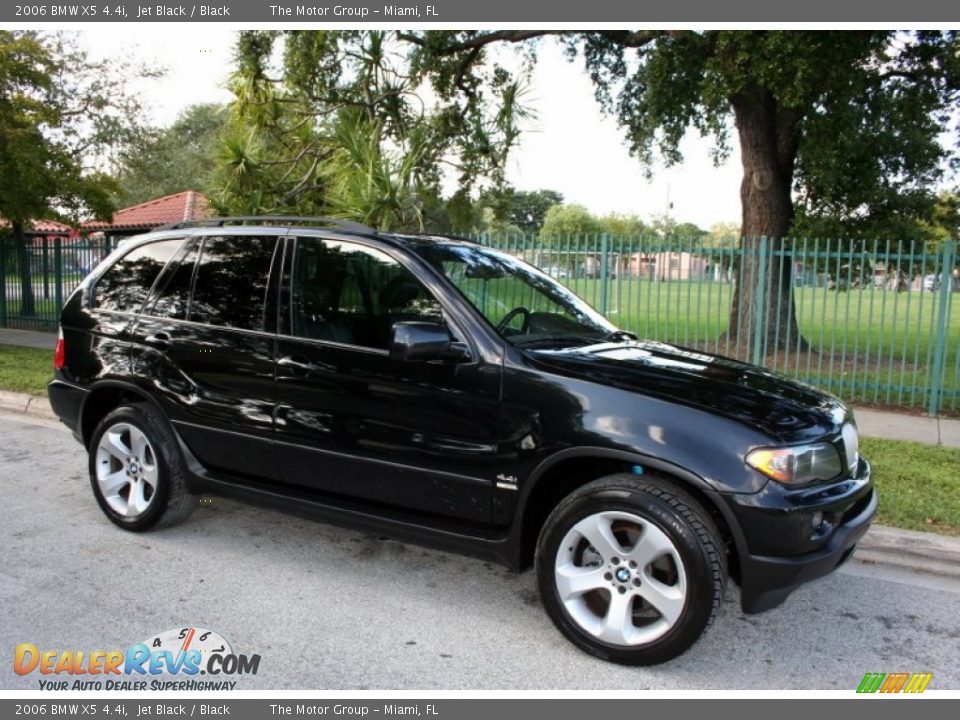 2006 BMW X5 4.4i Jet Black / Black Photo #14