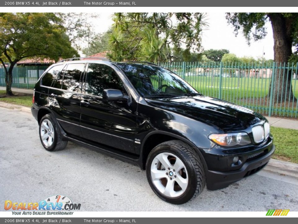 2006 BMW X5 4.4i Jet Black / Black Photo #15