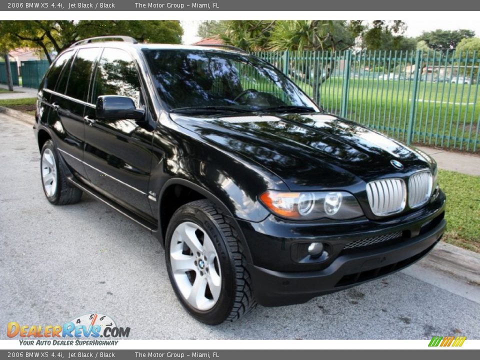 2006 BMW X5 4.4i Jet Black / Black Photo #17