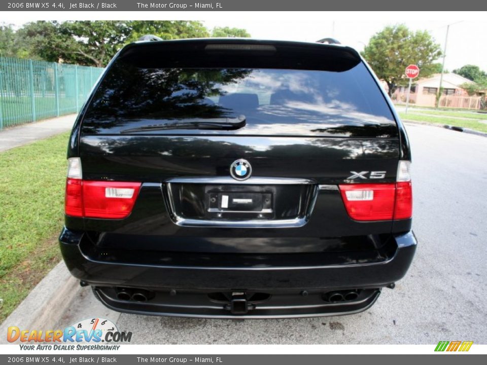 2006 BMW X5 4.4i Jet Black / Black Photo #20