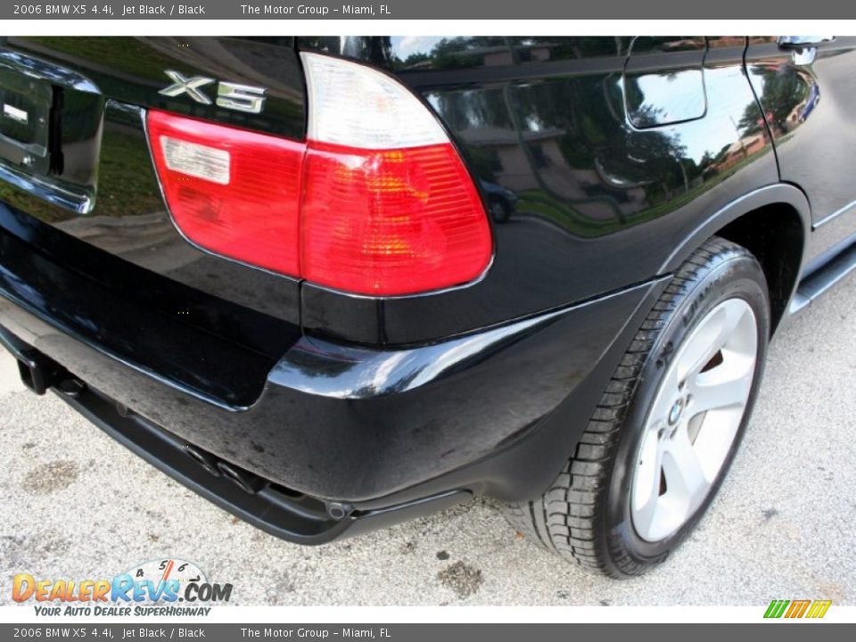 2006 BMW X5 4.4i Jet Black / Black Photo #24