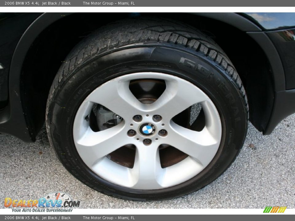 2006 BMW X5 4.4i Jet Black / Black Photo #30