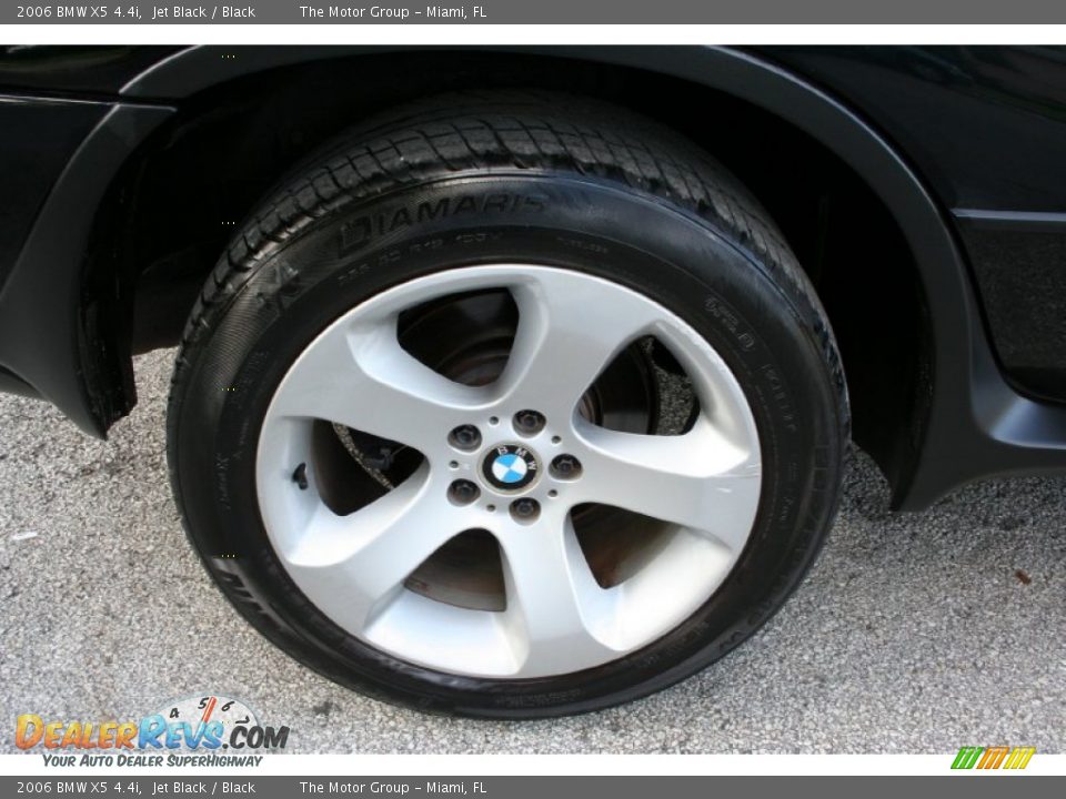 2006 BMW X5 4.4i Jet Black / Black Photo #31