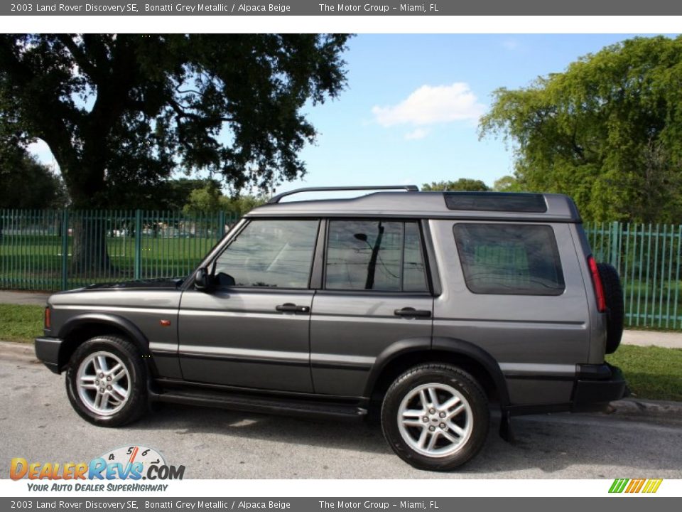 2003 Land Rover Discovery SE Bonatti Grey Metallic / Alpaca Beige Photo #4