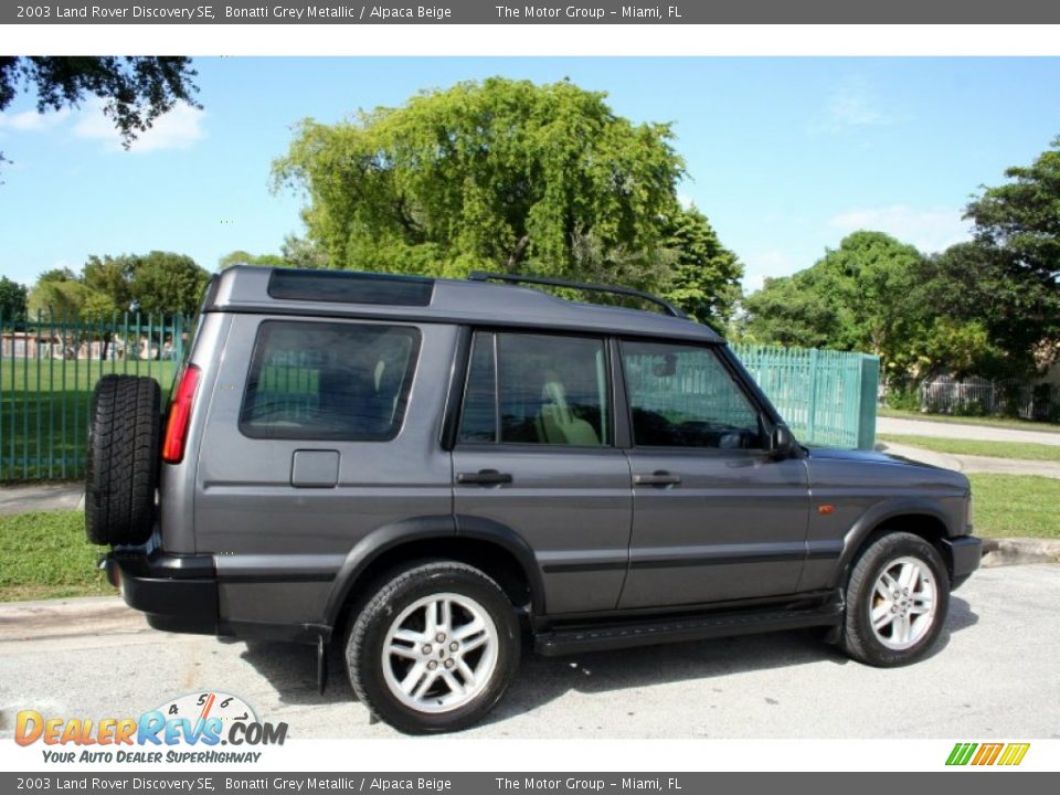 2003 Land Rover Discovery SE Bonatti Grey Metallic / Alpaca Beige Photo #11