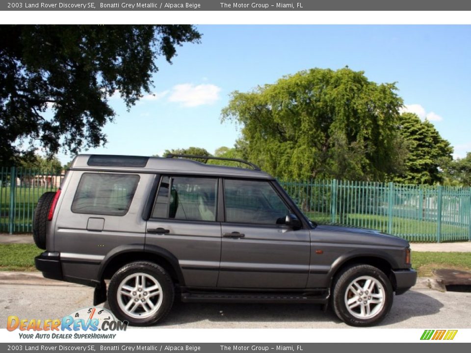 2003 Land Rover Discovery SE Bonatti Grey Metallic / Alpaca Beige Photo #12