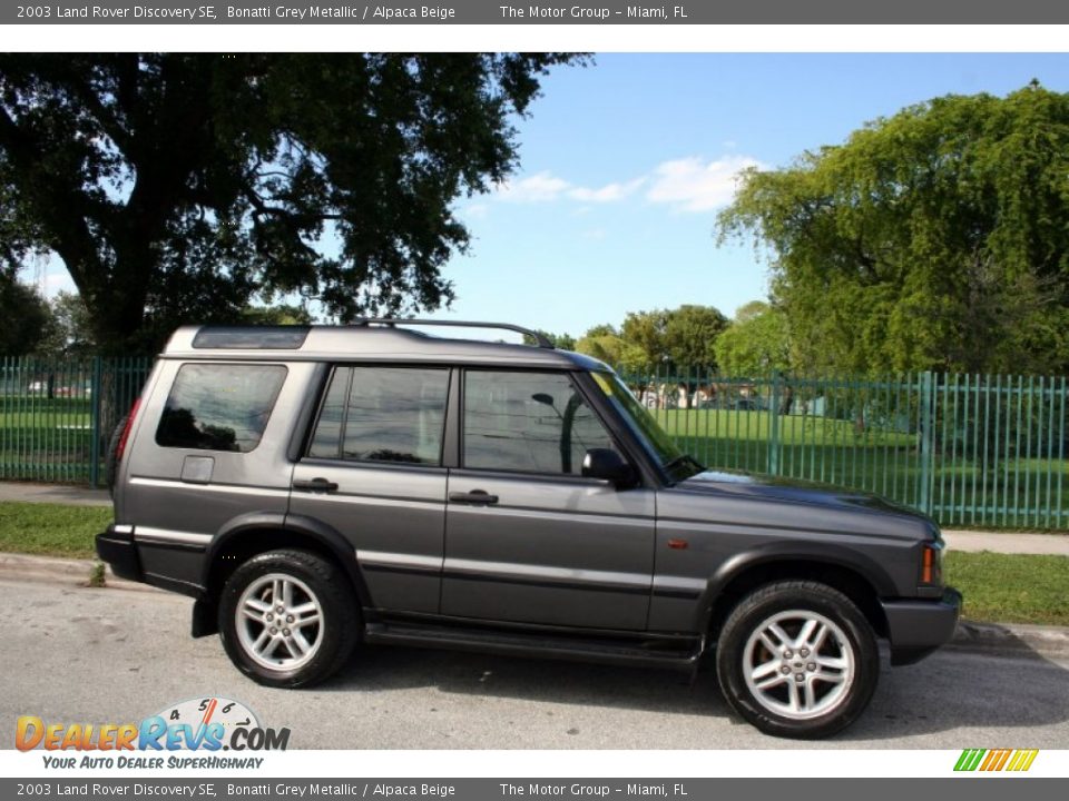 2003 Land Rover Discovery SE Bonatti Grey Metallic / Alpaca Beige Photo #13