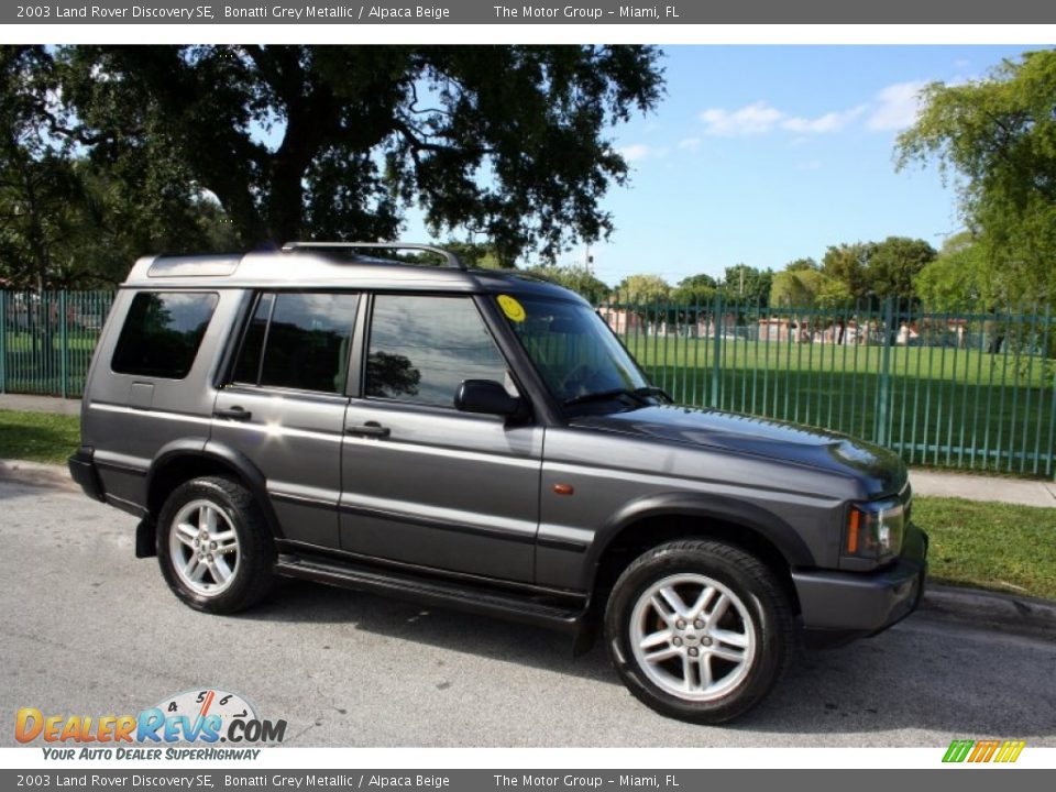 2003 Land Rover Discovery SE Bonatti Grey Metallic / Alpaca Beige Photo #14