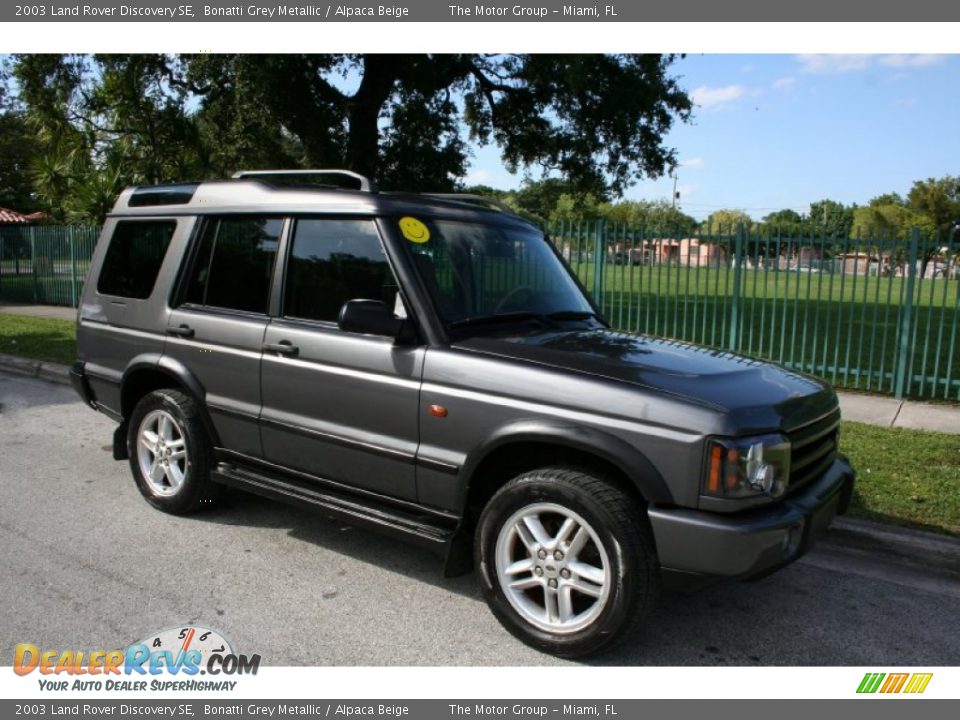 2003 Land Rover Discovery SE Bonatti Grey Metallic / Alpaca Beige Photo #15