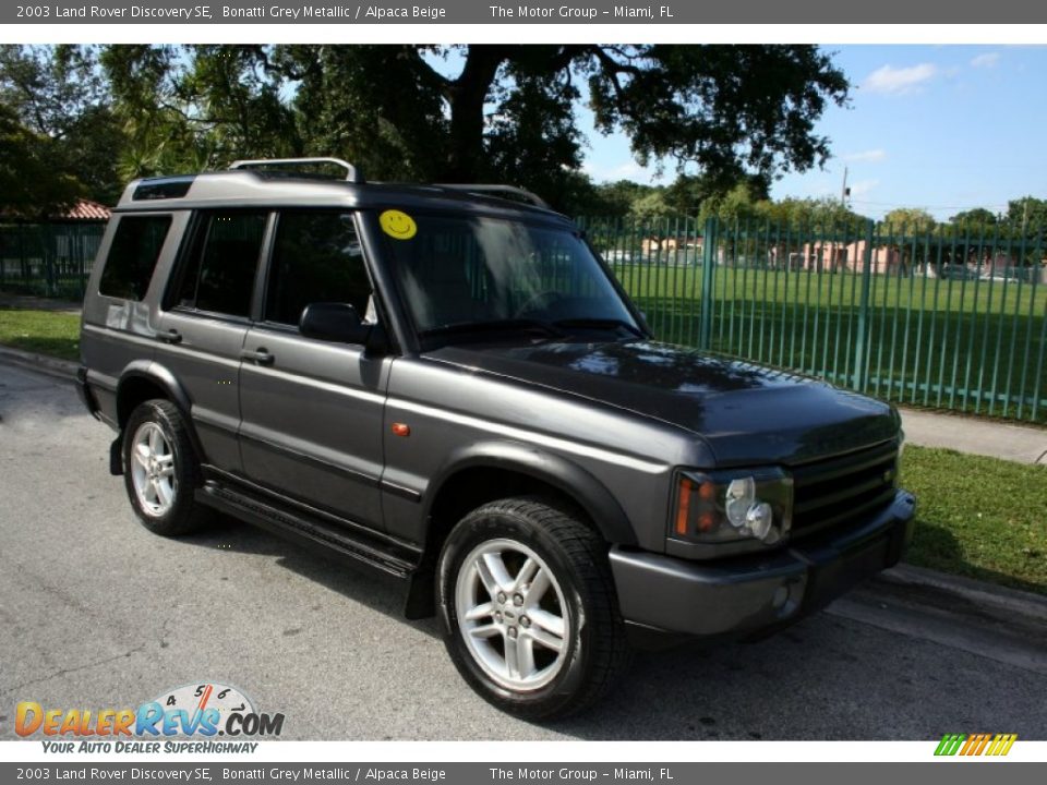 2003 Land Rover Discovery SE Bonatti Grey Metallic / Alpaca Beige Photo #16