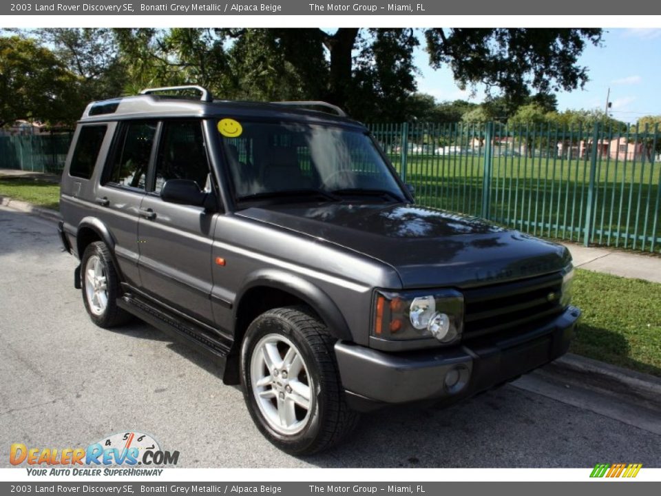 2003 Land Rover Discovery SE Bonatti Grey Metallic / Alpaca Beige Photo #17