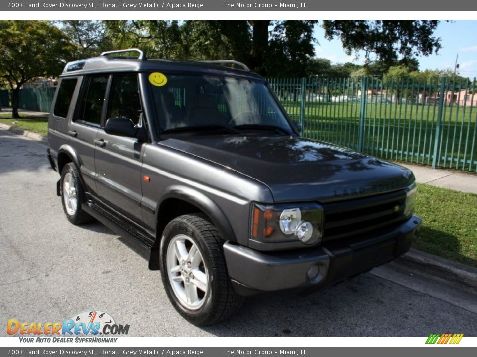 2003 Land Rover Discovery SE Bonatti Grey Metallic / Alpaca Beige Photo #18