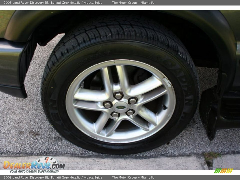 2003 Land Rover Discovery SE Bonatti Grey Metallic / Alpaca Beige Photo #31