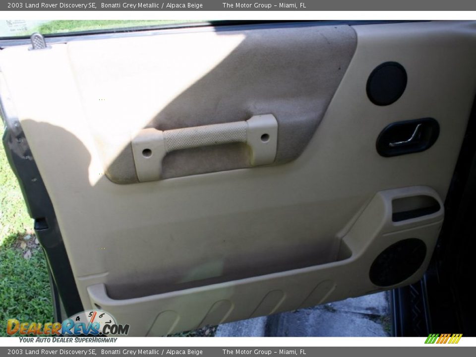 2003 Land Rover Discovery SE Bonatti Grey Metallic / Alpaca Beige Photo #35