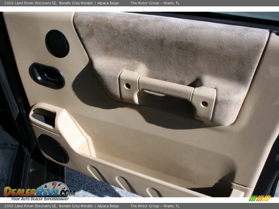 2003 Land Rover Discovery SE Bonatti Grey Metallic / Alpaca Beige Photo #36