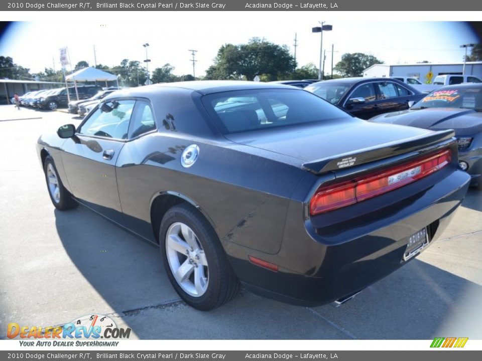 2010 Dodge Challenger R/T Brilliant Black Crystal Pearl / Dark Slate Gray Photo #3