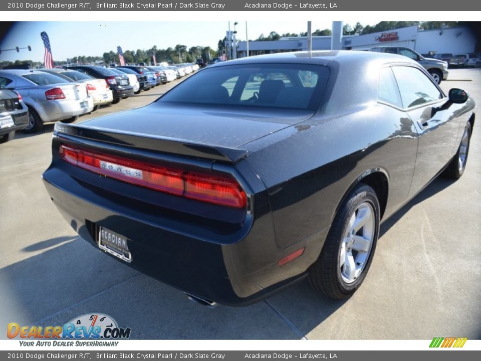 2010 Dodge Challenger R/T Brilliant Black Crystal Pearl / Dark Slate Gray Photo #5