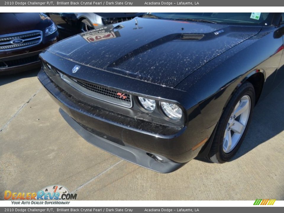 2010 Dodge Challenger R/T Brilliant Black Crystal Pearl / Dark Slate Gray Photo #9