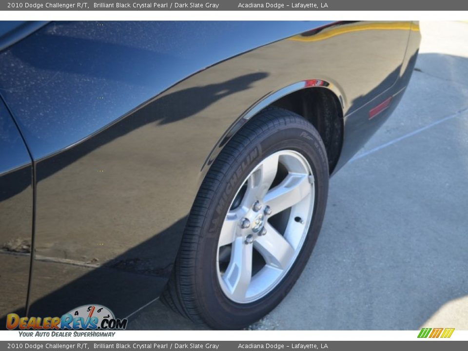 2010 Dodge Challenger R/T Brilliant Black Crystal Pearl / Dark Slate Gray Photo #11