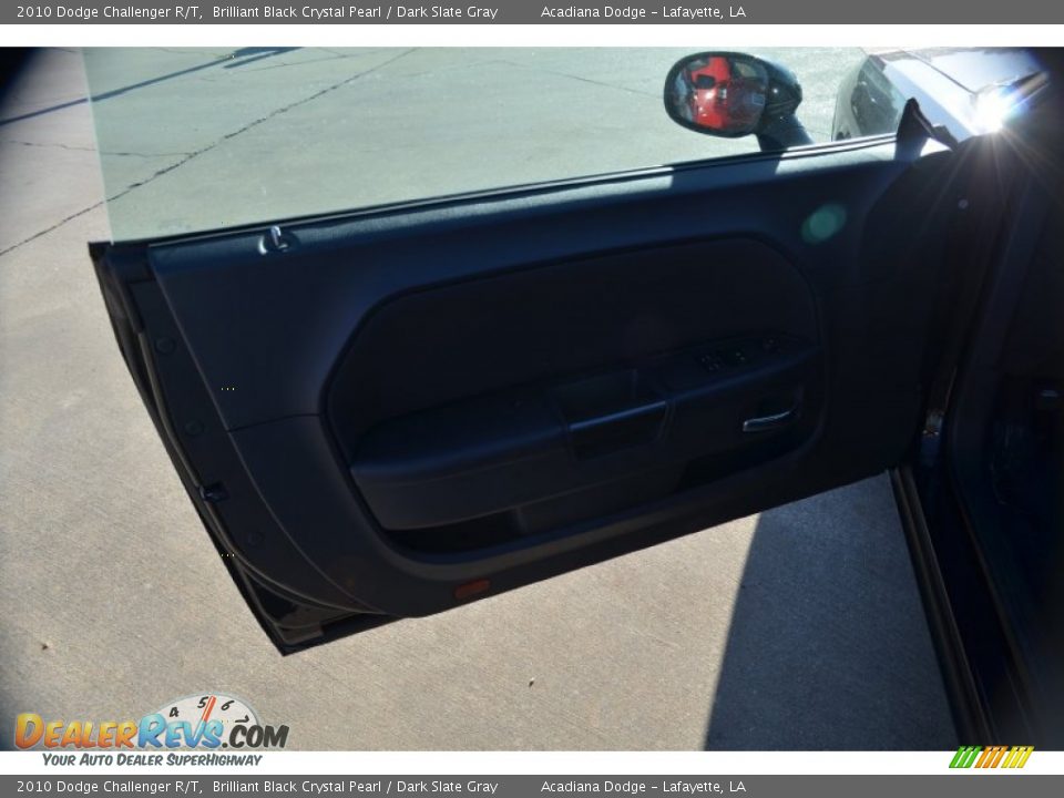 2010 Dodge Challenger R/T Brilliant Black Crystal Pearl / Dark Slate Gray Photo #12