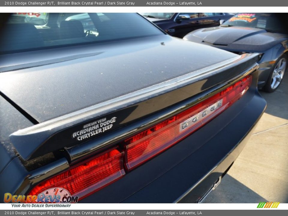 2010 Dodge Challenger R/T Brilliant Black Crystal Pearl / Dark Slate Gray Photo #16
