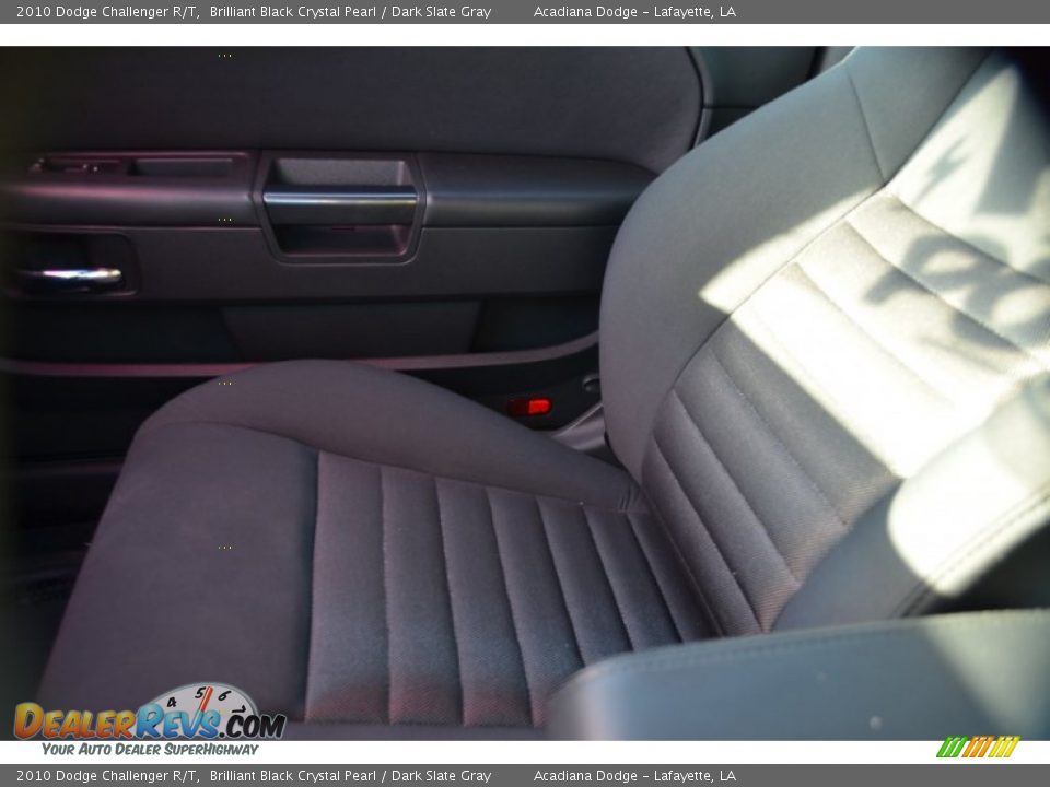 2010 Dodge Challenger R/T Brilliant Black Crystal Pearl / Dark Slate Gray Photo #24