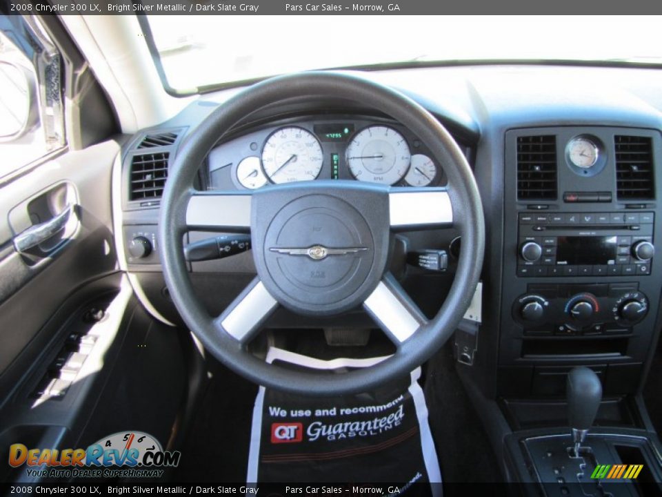 2008 Chrysler 300 LX Bright Silver Metallic / Dark Slate Gray Photo #11