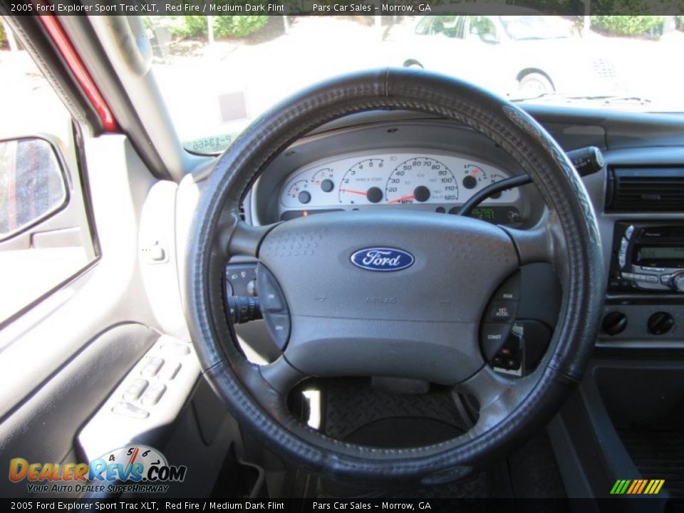 2005 Ford Explorer Sport Trac XLT Red Fire / Medium Dark Flint Photo #12