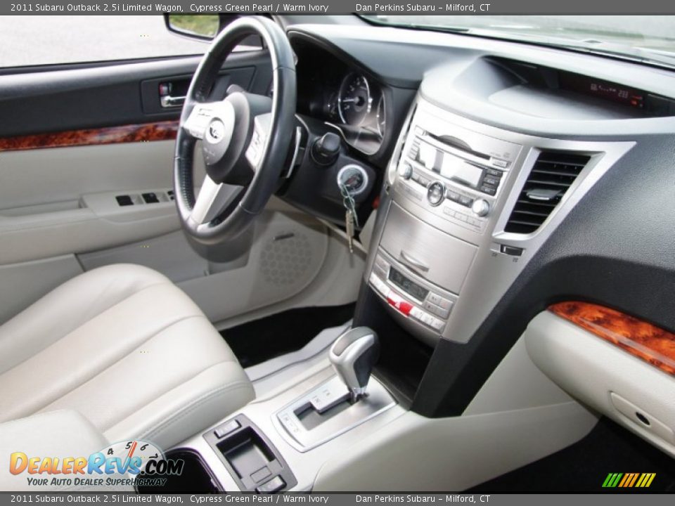 2011 Subaru Outback 2.5i Limited Wagon Cypress Green Pearl / Warm Ivory Photo #5