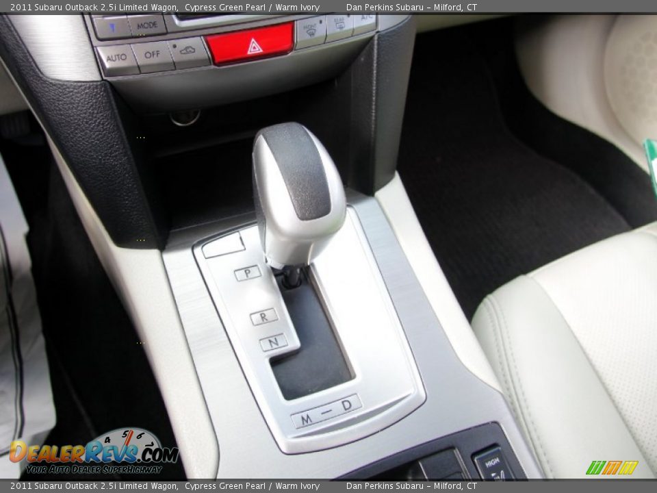2011 Subaru Outback 2.5i Limited Wagon Cypress Green Pearl / Warm Ivory Photo #23