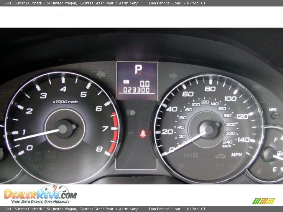 2011 Subaru Outback 2.5i Limited Wagon Cypress Green Pearl / Warm Ivory Photo #25