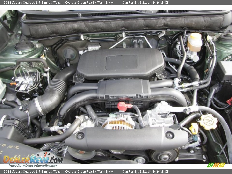 2011 Subaru Outback 2.5i Limited Wagon Cypress Green Pearl / Warm Ivory Photo #26