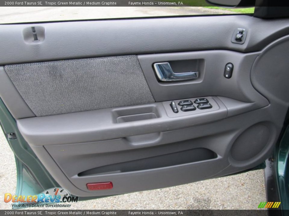 2000 Ford Taurus SE Tropic Green Metallic / Medium Graphite Photo #6