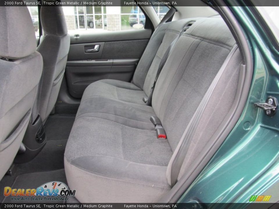 2000 Ford Taurus SE Tropic Green Metallic / Medium Graphite Photo #8