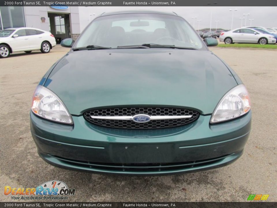 Tropic Green Metallic 2000 Ford Taurus SE Photo #17