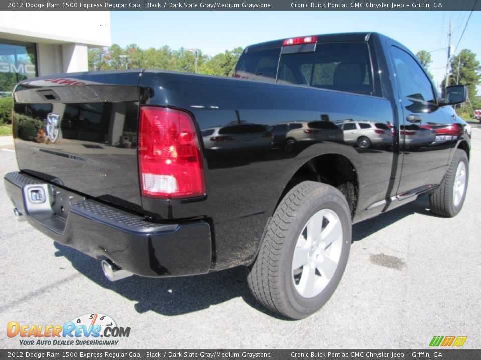 Black 2012 Dodge Ram 1500 Express Regular Cab Photo #7