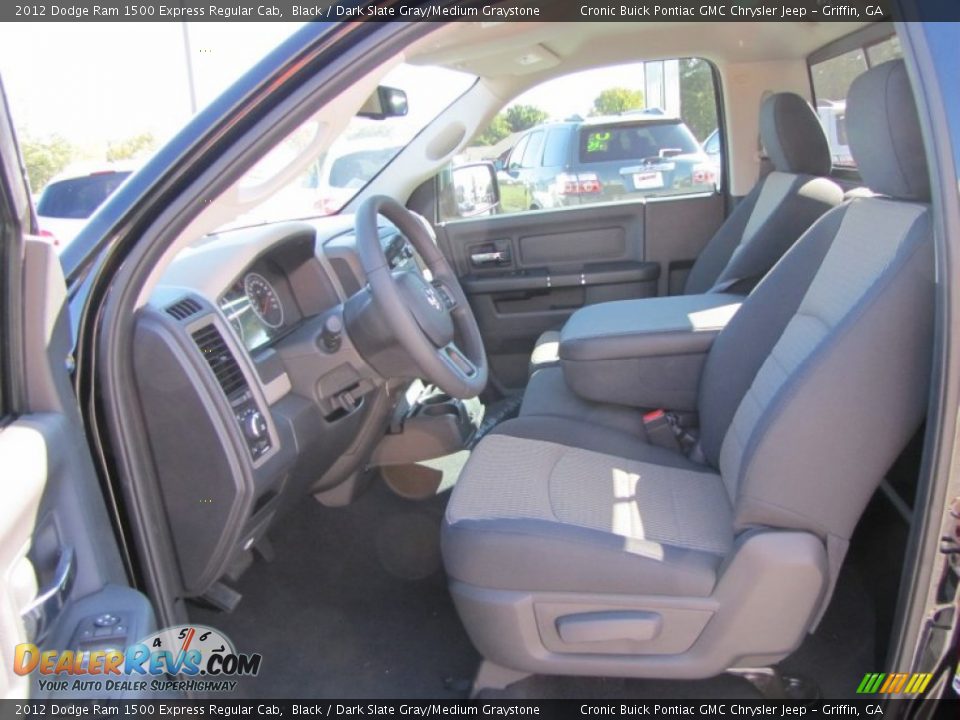 Dark Slate Gray/Medium Graystone Interior - 2012 Dodge Ram 1500 Express Regular Cab Photo #11