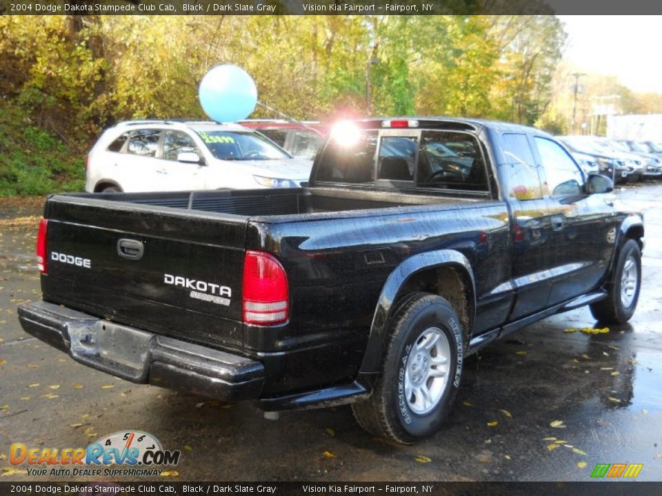 Black 2004 Dodge Dakota Stampede Club Cab Photo #2