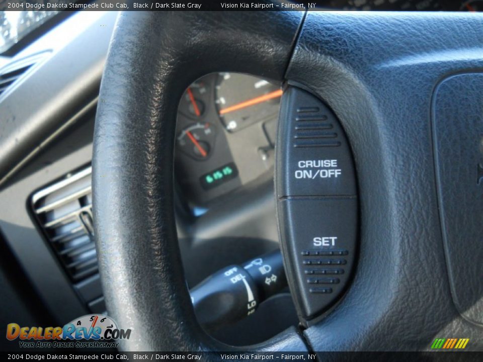 2004 Dodge Dakota Stampede Club Cab Black / Dark Slate Gray Photo #19