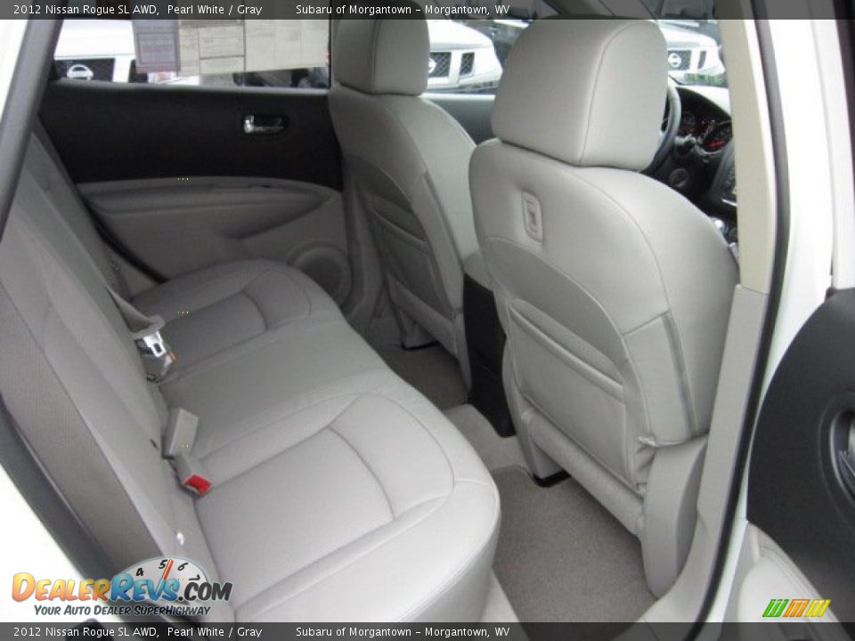 Gray Interior - 2012 Nissan Rogue SL AWD Photo #10