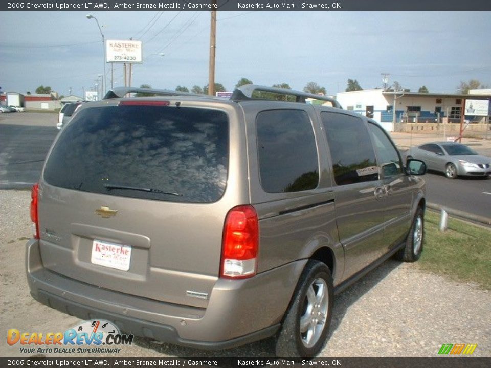 2006 Chevrolet Uplander LT AWD Amber Bronze Metallic / Cashmere Photo #5