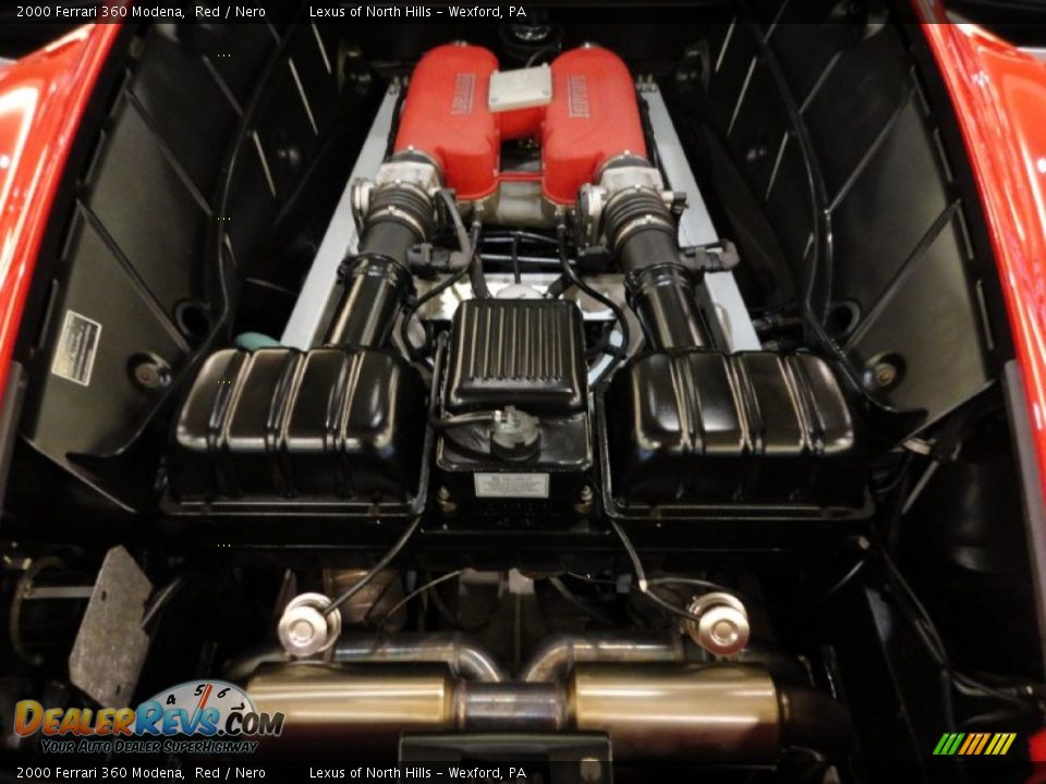 2000 Ferrari 360 Modena 3.6 Liter DOHC 40-Valve V8 Engine Photo #13