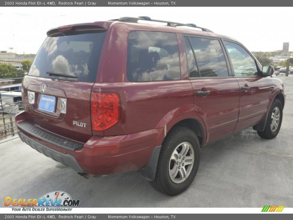 2003 Honda Pilot EX-L 4WD Redrock Pearl / Gray Photo #5