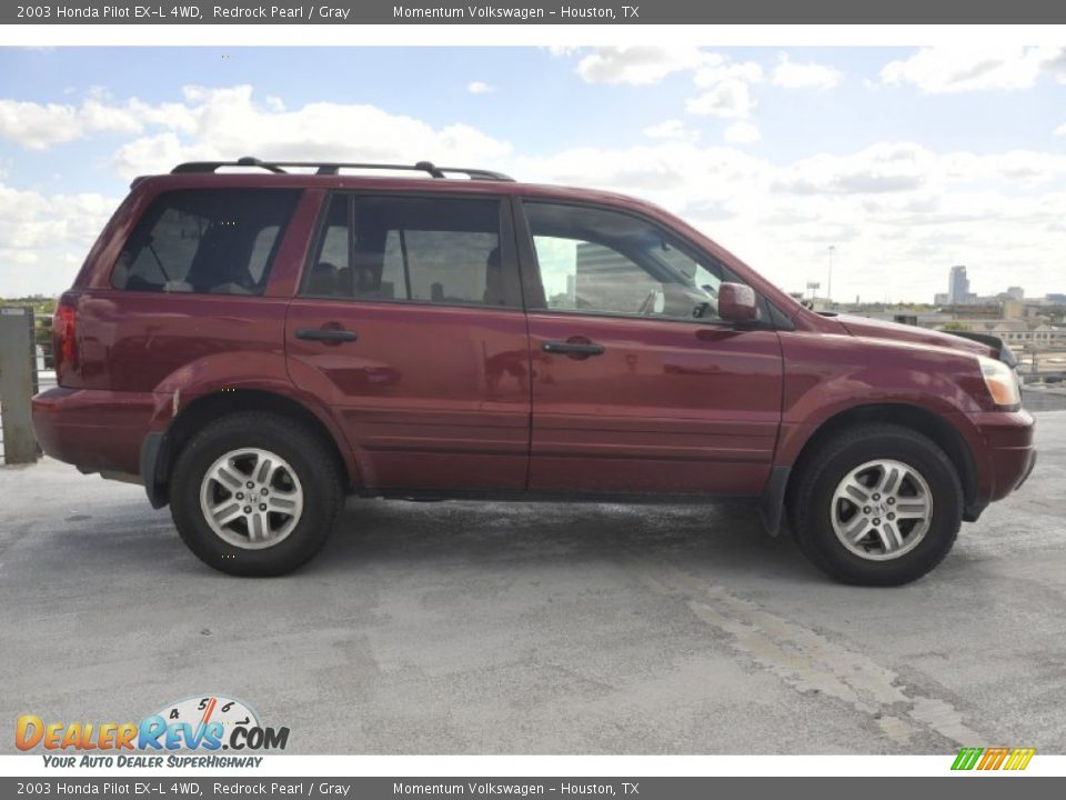 2003 Honda Pilot EX-L 4WD Redrock Pearl / Gray Photo #6