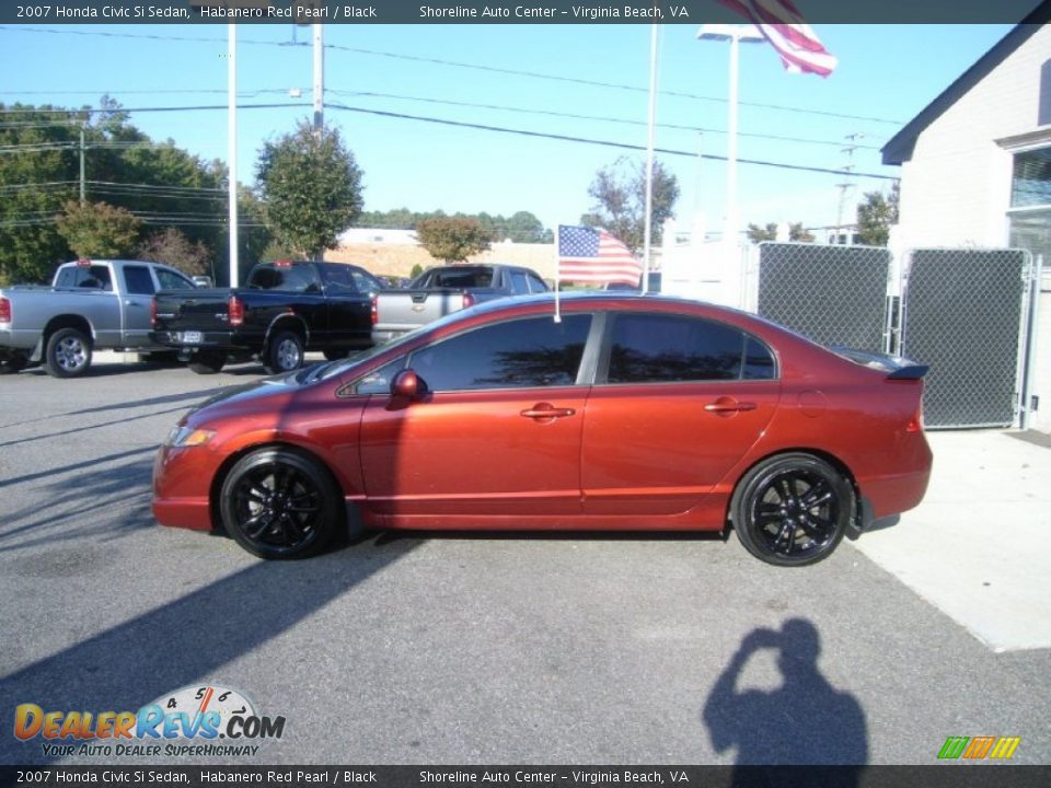 Honda civic si habanero red #2