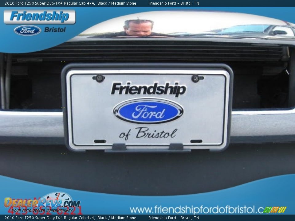 2010 Ford F250 Super Duty FX4 Regular Cab 4x4 Black / Medium Stone Photo #13