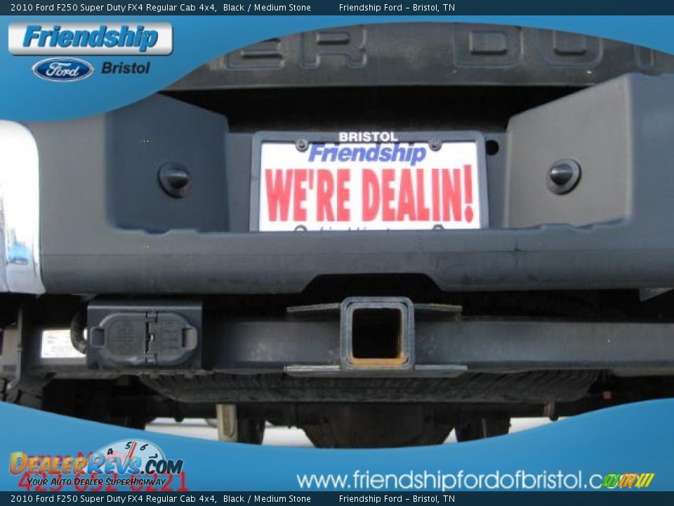 2010 Ford F250 Super Duty FX4 Regular Cab 4x4 Black / Medium Stone Photo #16