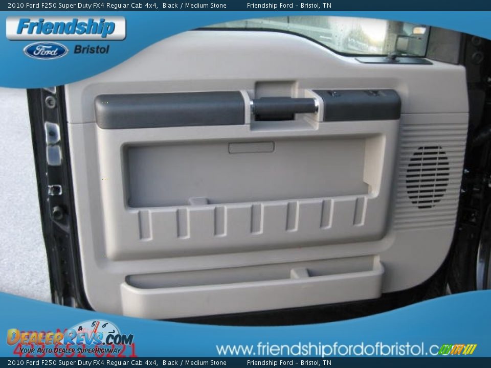 2010 Ford F250 Super Duty FX4 Regular Cab 4x4 Black / Medium Stone Photo #19