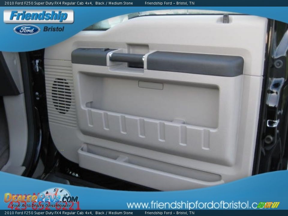2010 Ford F250 Super Duty FX4 Regular Cab 4x4 Black / Medium Stone Photo #22